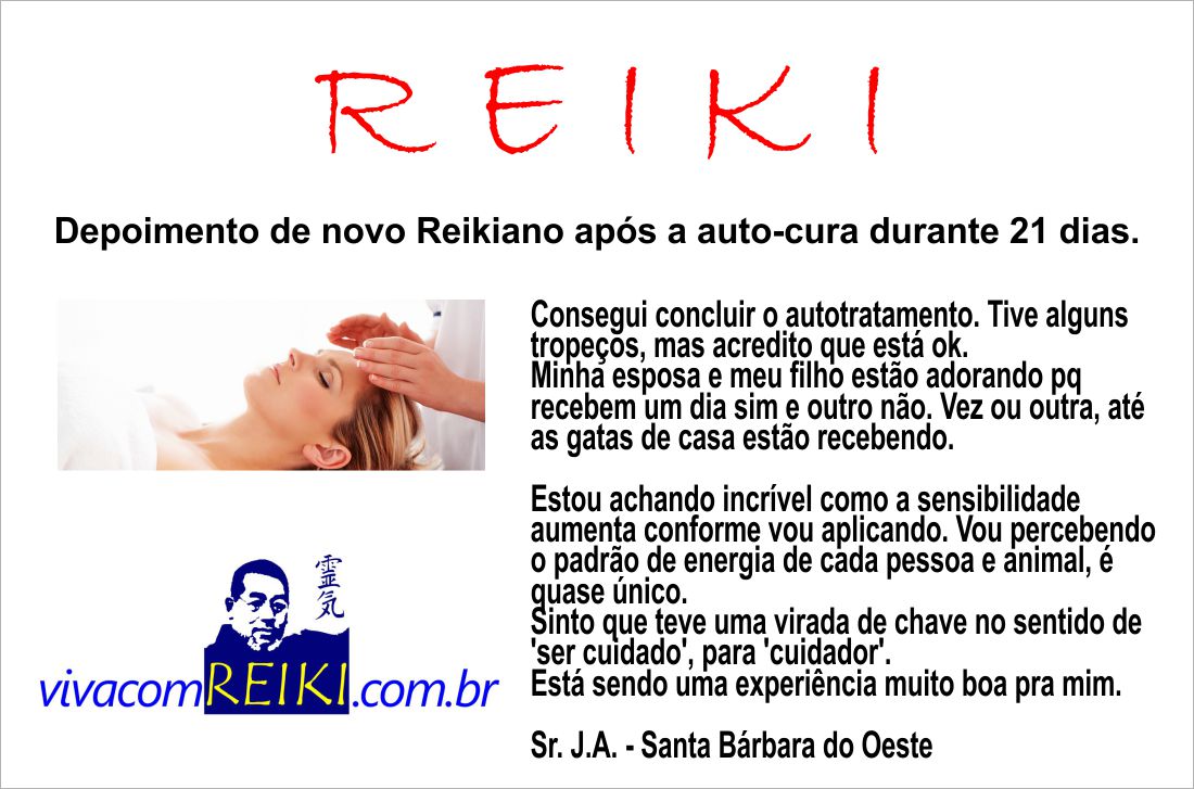 Depoimento de jovem Reikiano sobre a prática da terapia Reiki